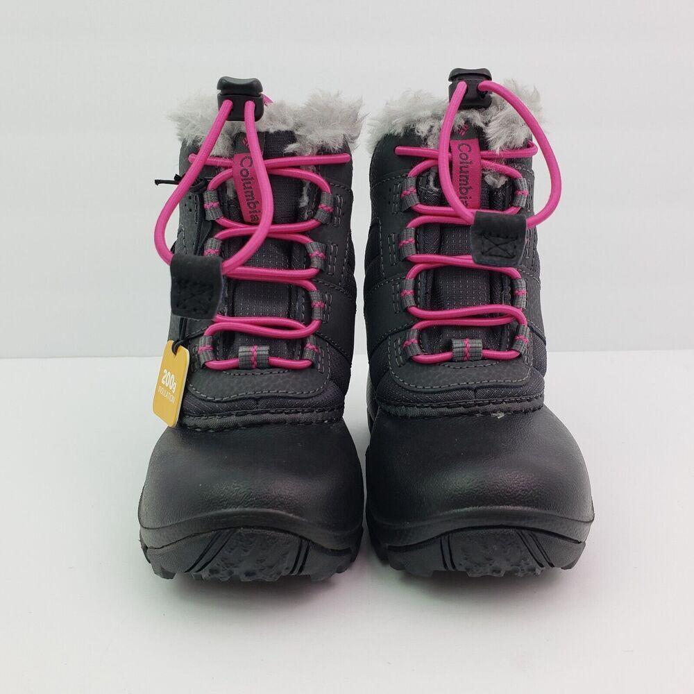 Never worn Columbia Gray and Pink Kids Winter Boots - Picture 6 of 14